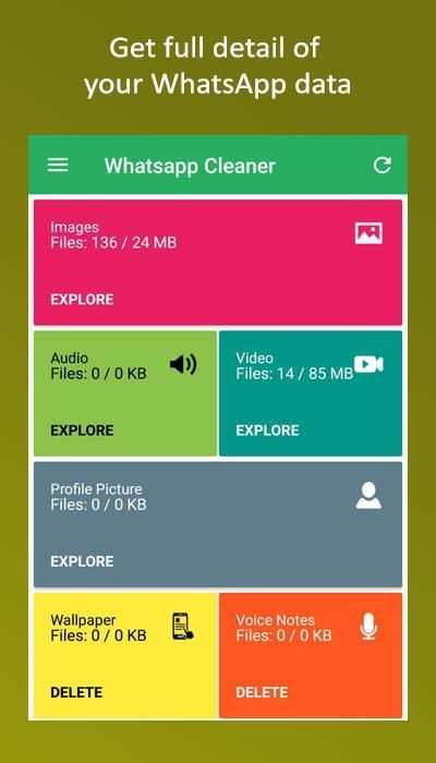 Whats App Cleaner screenshot 1