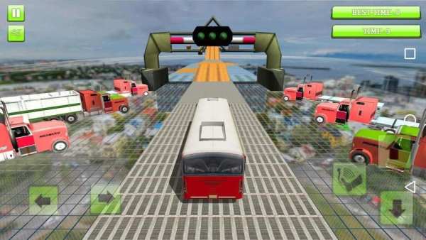 Impossible Bus Driving Tracks скриншот 2