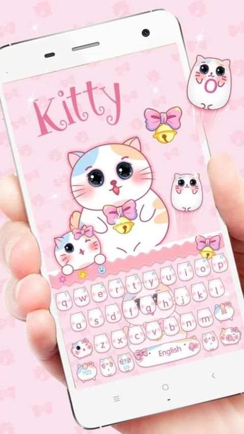 Pink Cute kitty screenshot 5