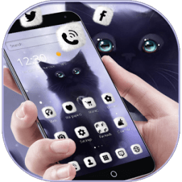 Пушистый китти тема Обои Китти Fluffy kitty иконка