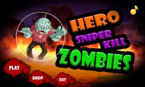 Hero Sniper Vs Zombies screenshot 1