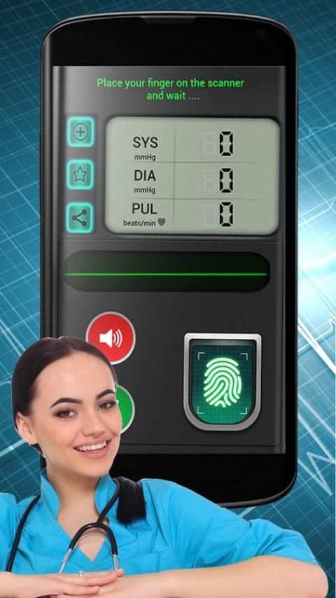 Finger Blood Pressure BP Scanner Calculator Prank 2 تصوير الشاشة