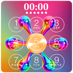 Fidget Spinner password lock screen icon