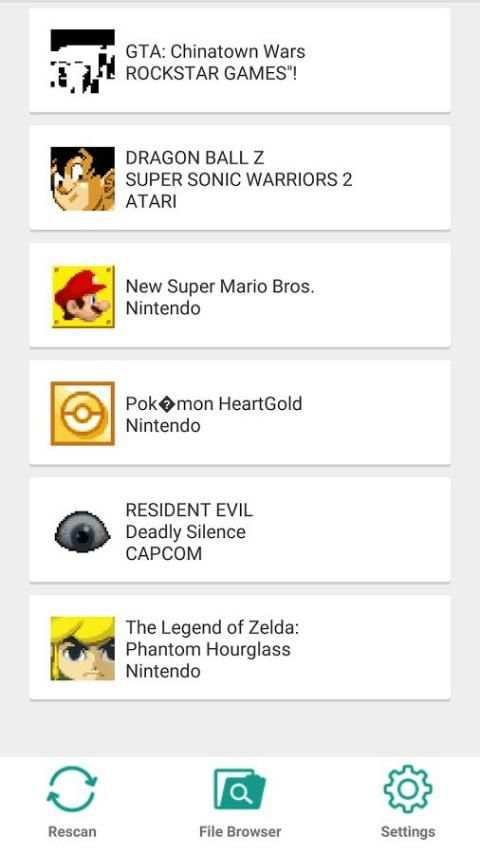 MegaNDS (NDS Emulator) скриншот 5