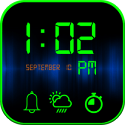 Digital Alarm Clock Free आइकन