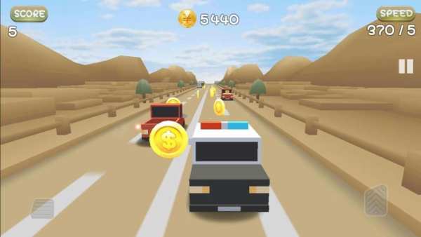 Cartoon Car Racing 2 скриншот 1
