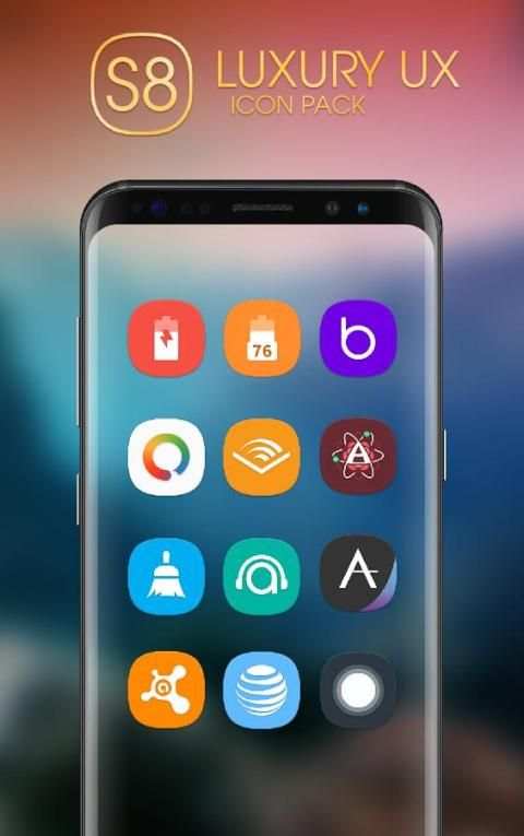 Luxury S8 Icon Pack screenshot 7