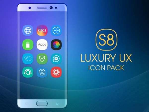 Luxury S8 Icon Pack screenshot 8