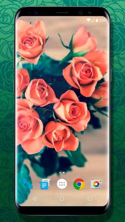 3D Rose Live Wallpaper screenshot 1