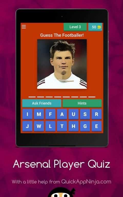 Arsenal Player Quiz screenshot 2