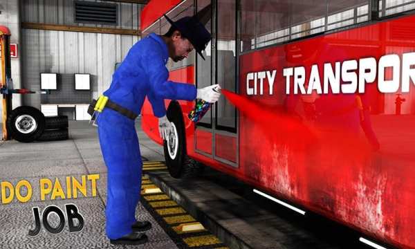 Real Bus Mechanic Workshop 3D скриншот 13
