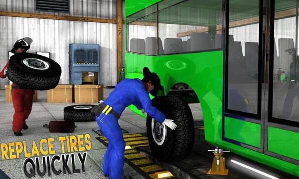 Real Bus Mechanic Workshop 3D скриншот 16