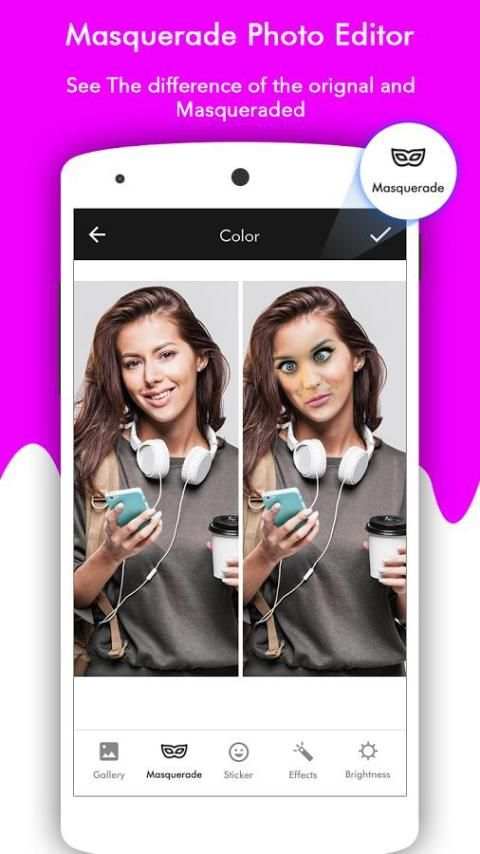Masquerade Camera Photo Editor скриншот 5