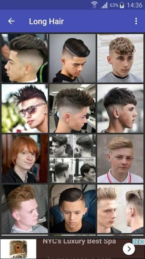 Teen Boys Hairstyles screenshot 1