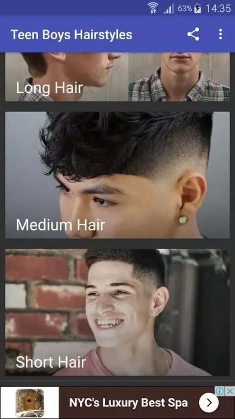 Teen Boys Hairstyles App لـ Android Download - 9Apps