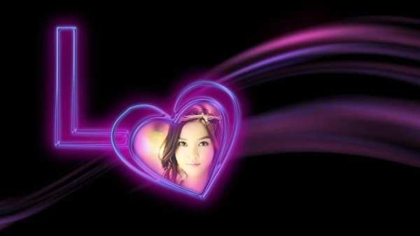 Neon Text Photo Frame screenshot 3