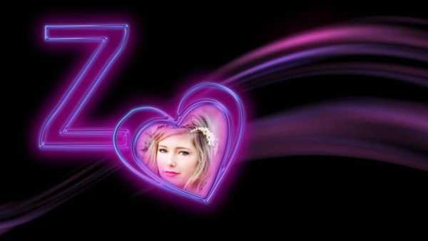 Neon Text Photo Frame screenshot 1