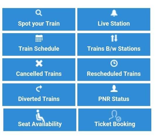 Rail info - Complete Railway information स्क्रीनशॉट 3