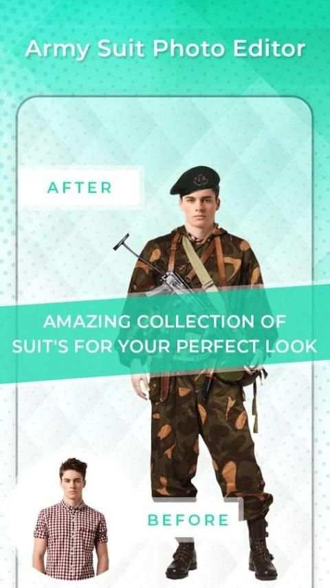 Army Uniform - Army Suit Photo Editor screenshot 4