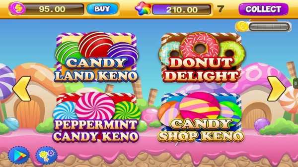 Free Keno Games - Candy Bonus 15 تصوير الشاشة