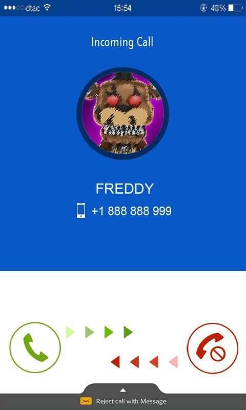 Call Freddy Fazbear's pizza Prank скриншот 1