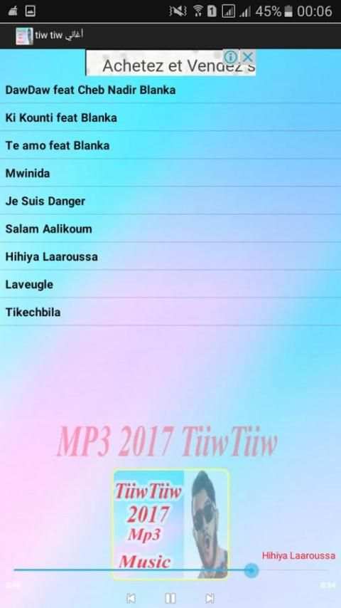اغاني tiiw tiw جديد 2017 screenshot 1
