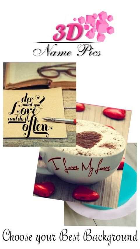 3D Name On Pics screenshot 1