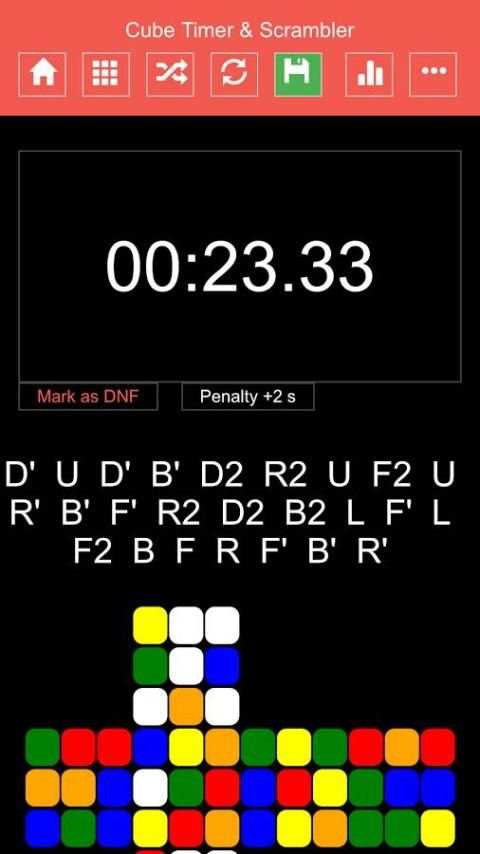 Cube Timer & Scrambler LITE 11 تصوير الشاشة