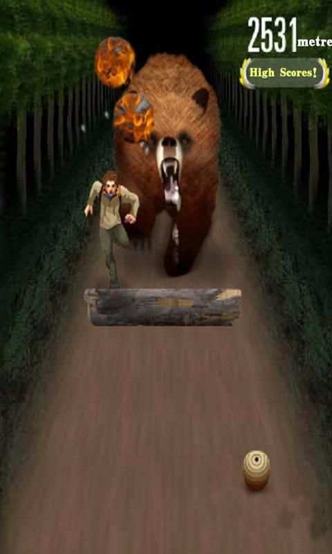 Angry Bear Run 3D स्क्रीनशॉट 5