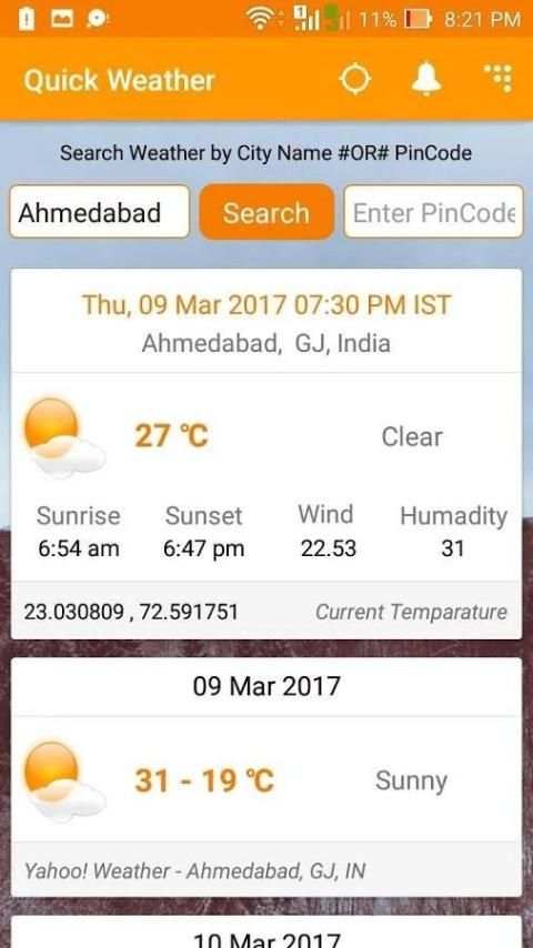 Weather screenshot 5