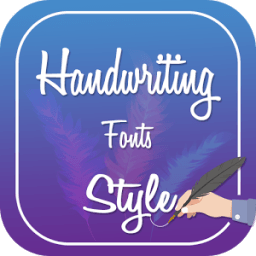 Handwriting Fonts Style icon