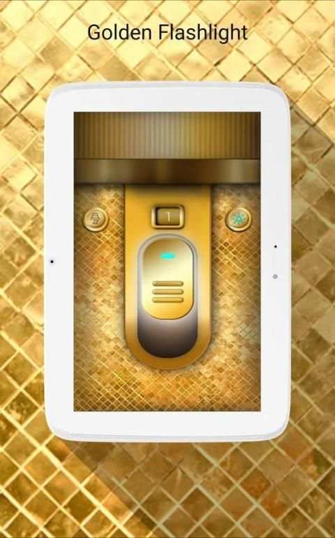 Golden Flashlight & Flash on Call screenshot 5