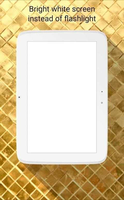 Golden Flashlight & Flash on Call screenshot 4