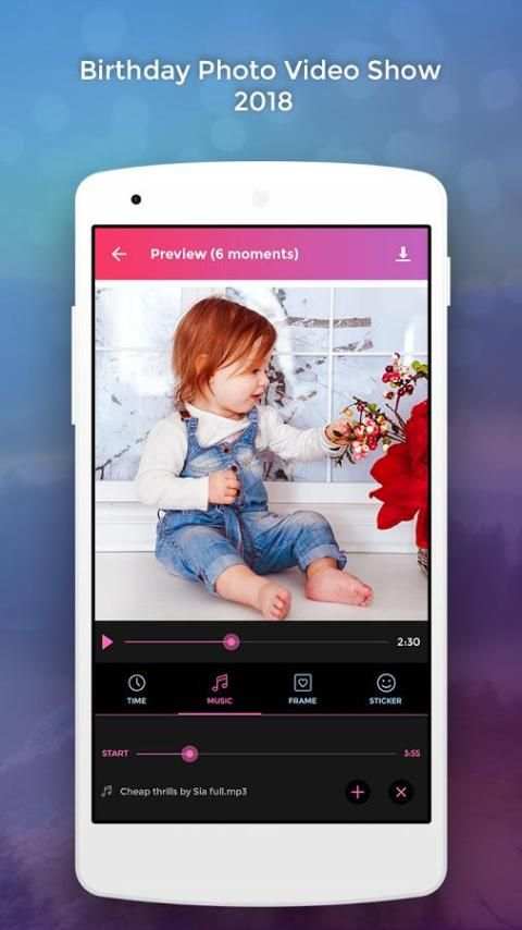 Birthday Photo Video Show 2018 screenshot 3