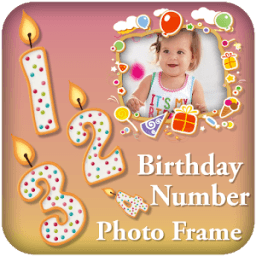 Birthday Date Photo Frame Editor : Birthday Number icon
