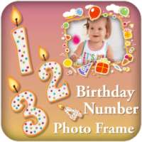 Birthday Date Photo Frame Editor : Birthday Number on 9Apps