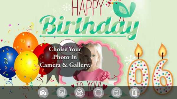 Birthday Date Photo Frame Editor : Birthday Number screenshot 4