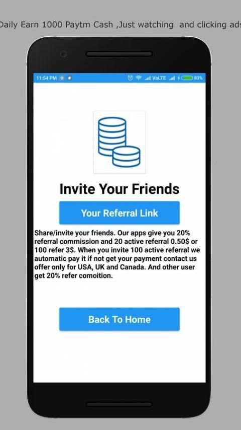 Cash Pay : Earn Daily Paytm Cash screenshot 1