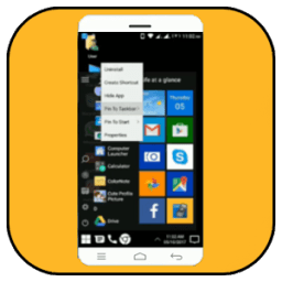 Win 10 Desktop Computer Launcher Style иконка