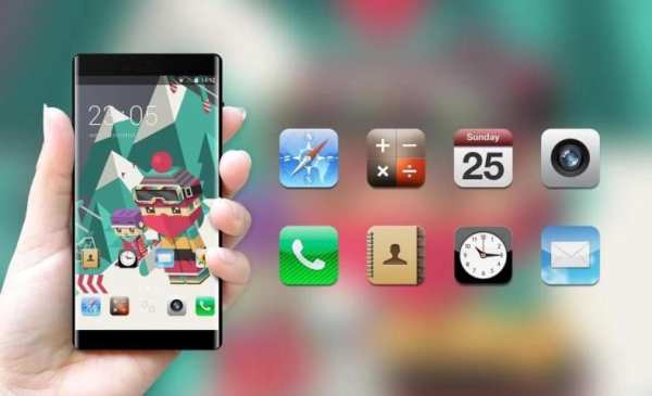 Launcher For iPhone 6 & Plus Theme and wallpaper screenshot 1