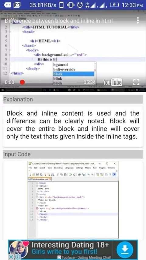 Learn HTML - SFC скриншот 2