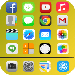 Launcher For Iphone 8 Plus + 11.1 أيقونة