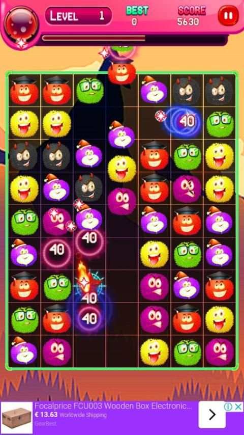 Funny Face Match 3 screenshot 2
