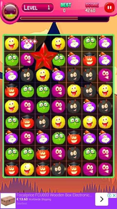Funny Face Match 3 screenshot 4