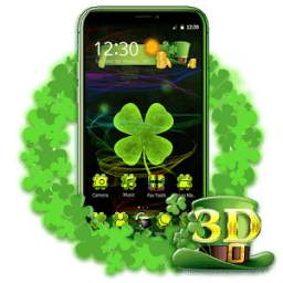 3D Lucky Clover Rainbow Theme 1.1.3