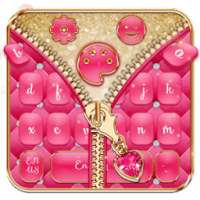 Salmon Pinky Zipper Keyboard Theme