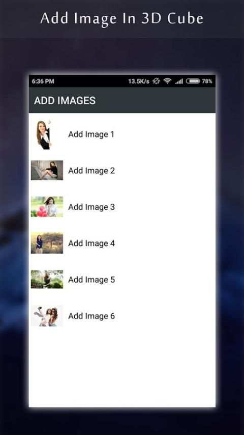 3D Photo Cube Live Wallpaper screenshot 4