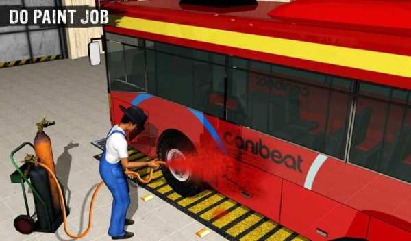 Bus Mechanic Garage - Engine Overhaul Repair Shop screenshot 1