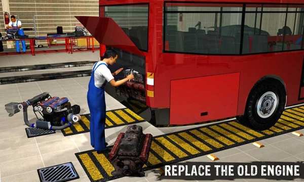 Bus Mechanic Garage - Engine Overhaul Repair Shop screenshot 17