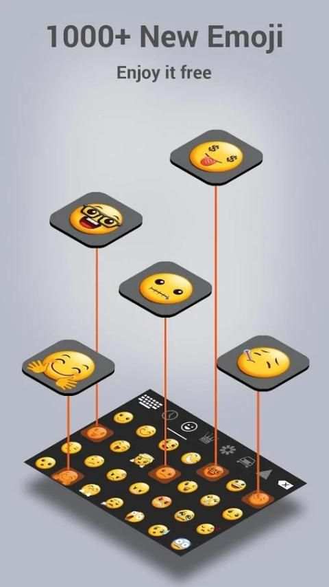 Emoji Android L Keyboard скриншот 3